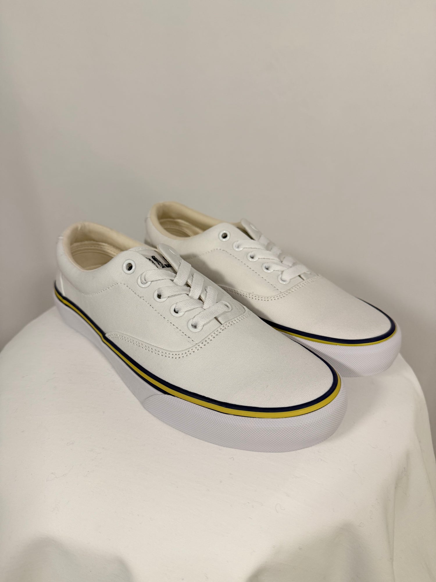 Baskets Keaton blanches en toile