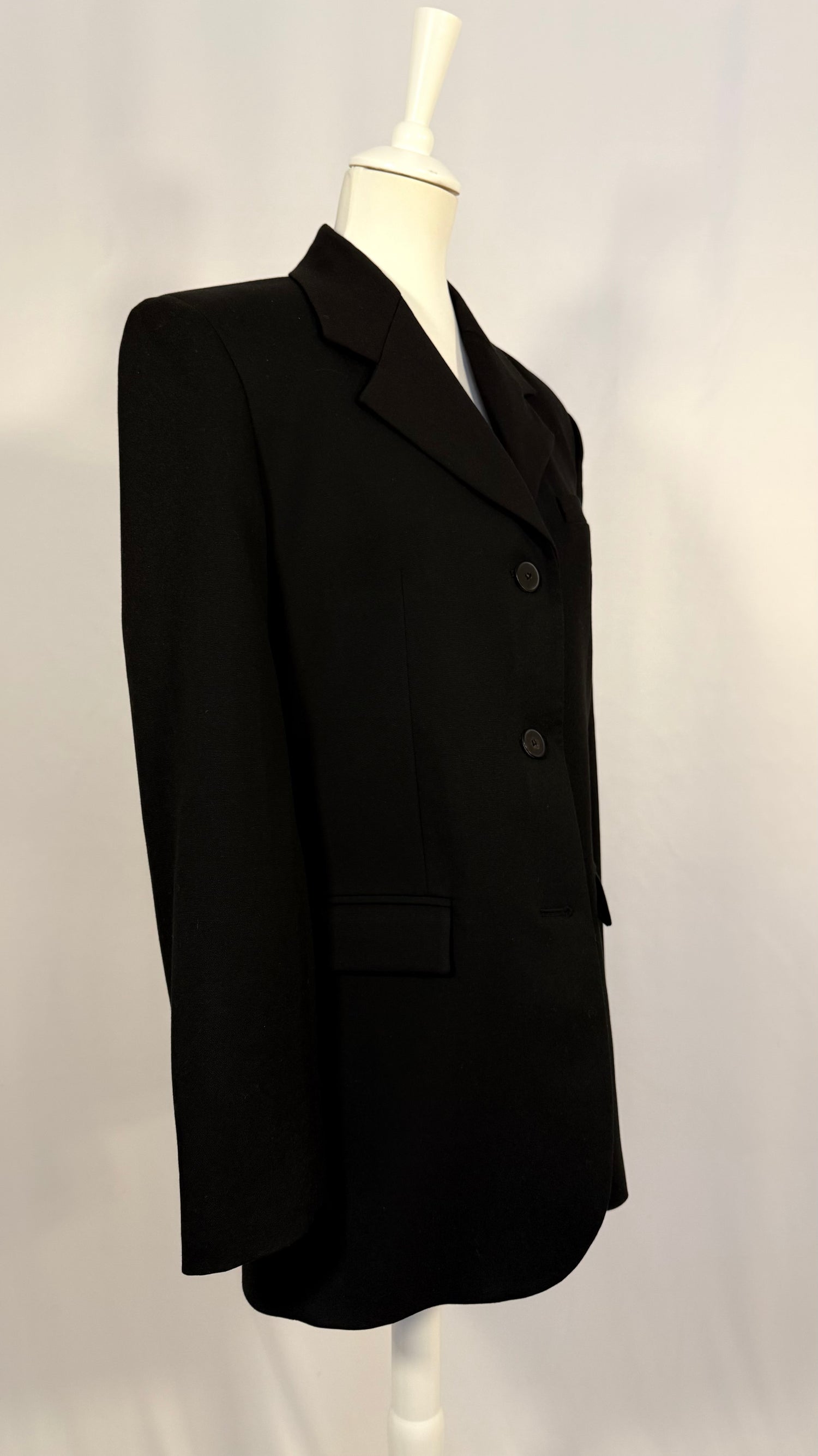 Veste blazer de costume noire