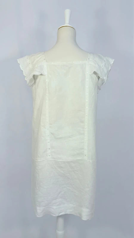 Robe en lin blanche