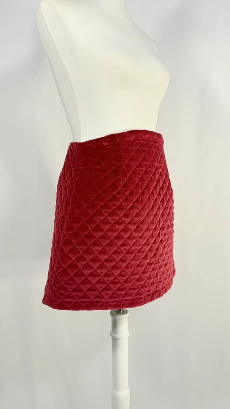 Mini-jupe Roméo bordeaux