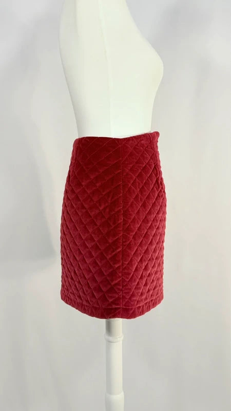 Mini-jupe Roméo bordeaux