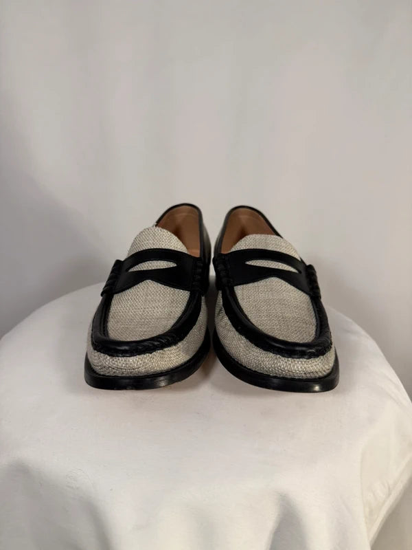 Mocassins Winona gris et noir