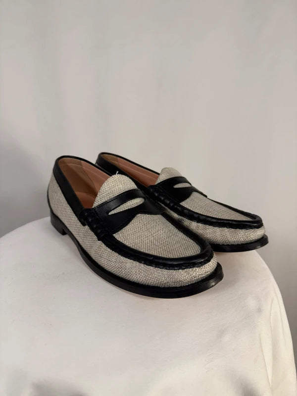 Mocassins Winona gris et noir