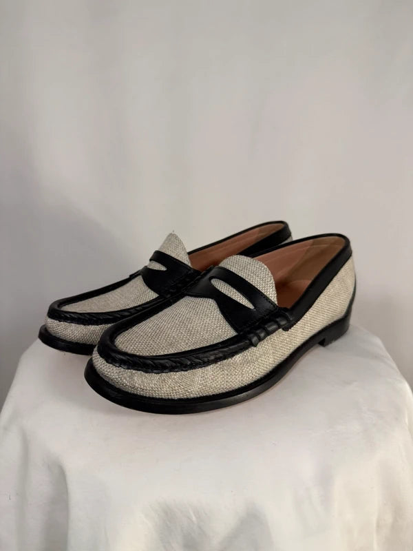 Mocassins Winona gris et noir