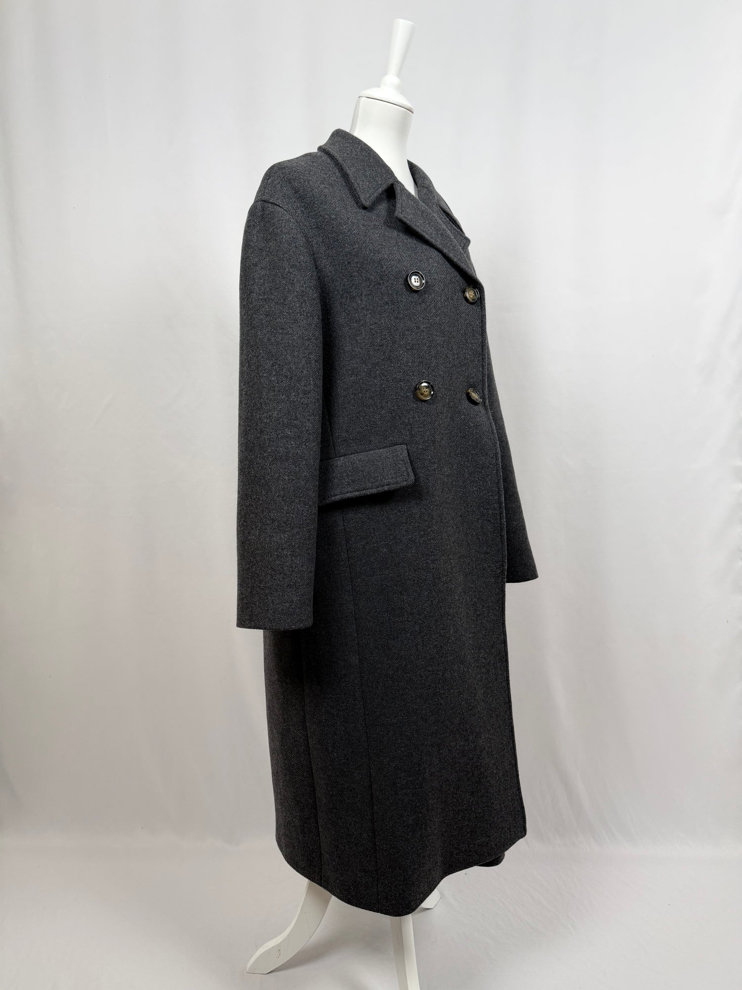 Manteau long Natalia gris