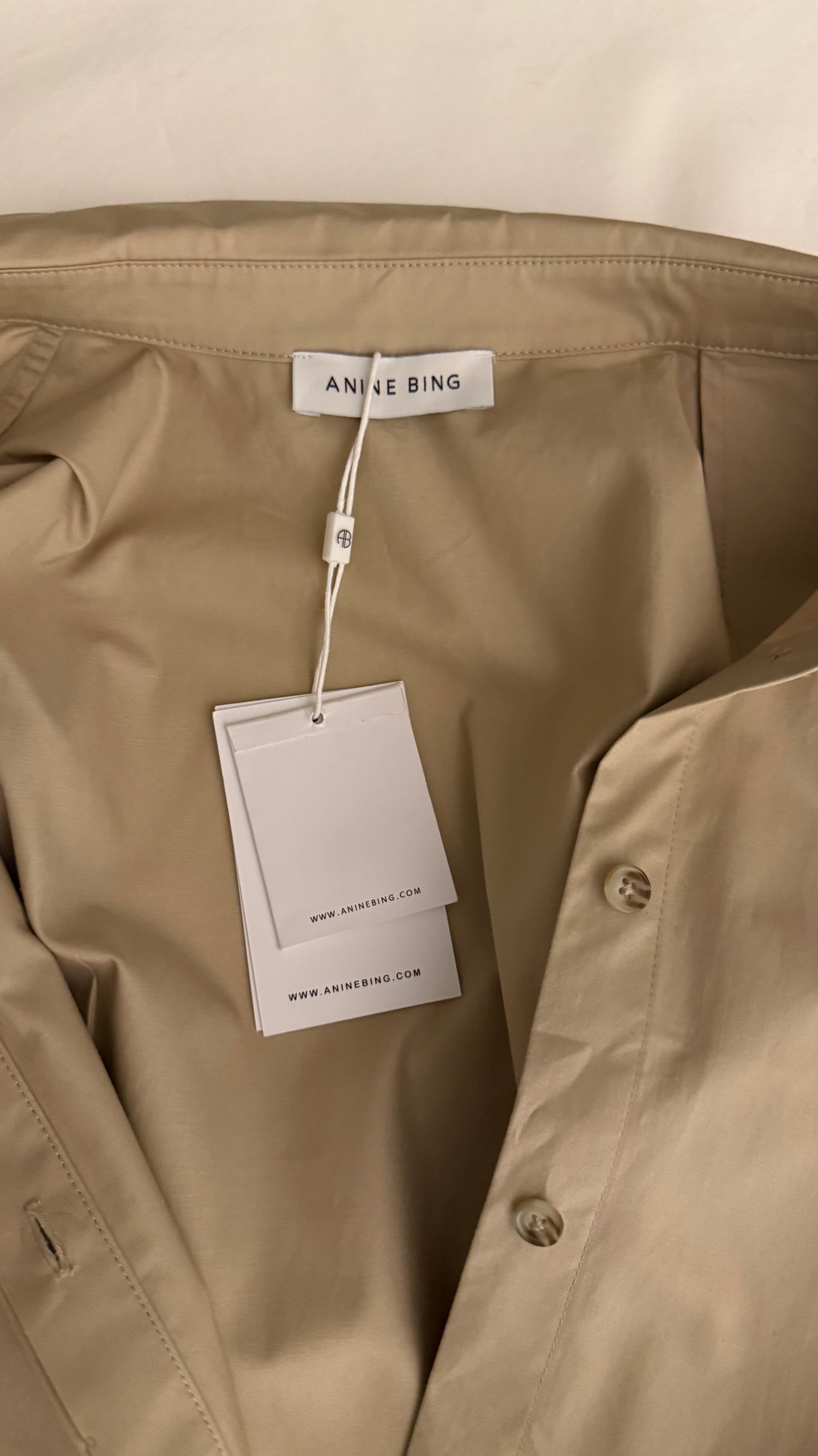 Robe-chemise Tiffany beige