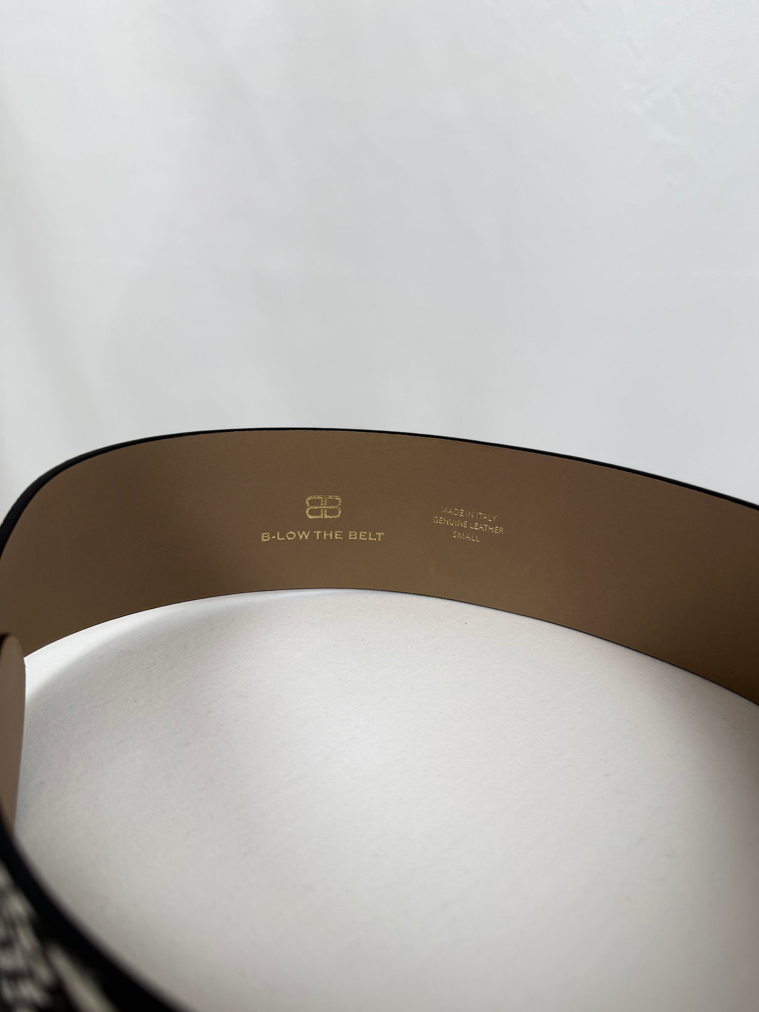 Ceinture large Matilda effet python