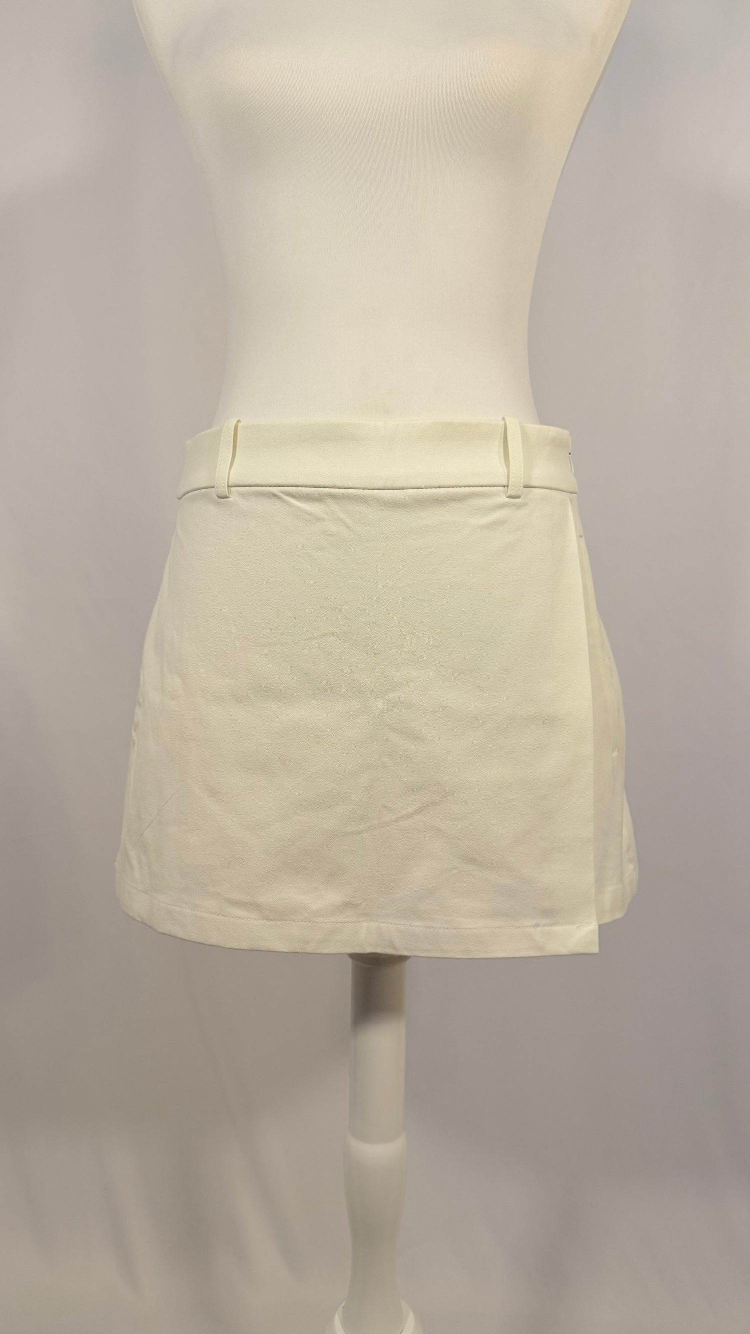 Jupe courte shorty blanc