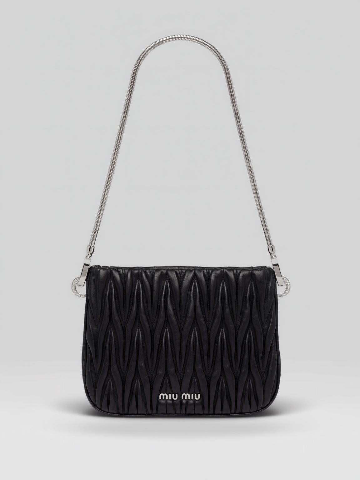 Pochette matelassée Sassy noire