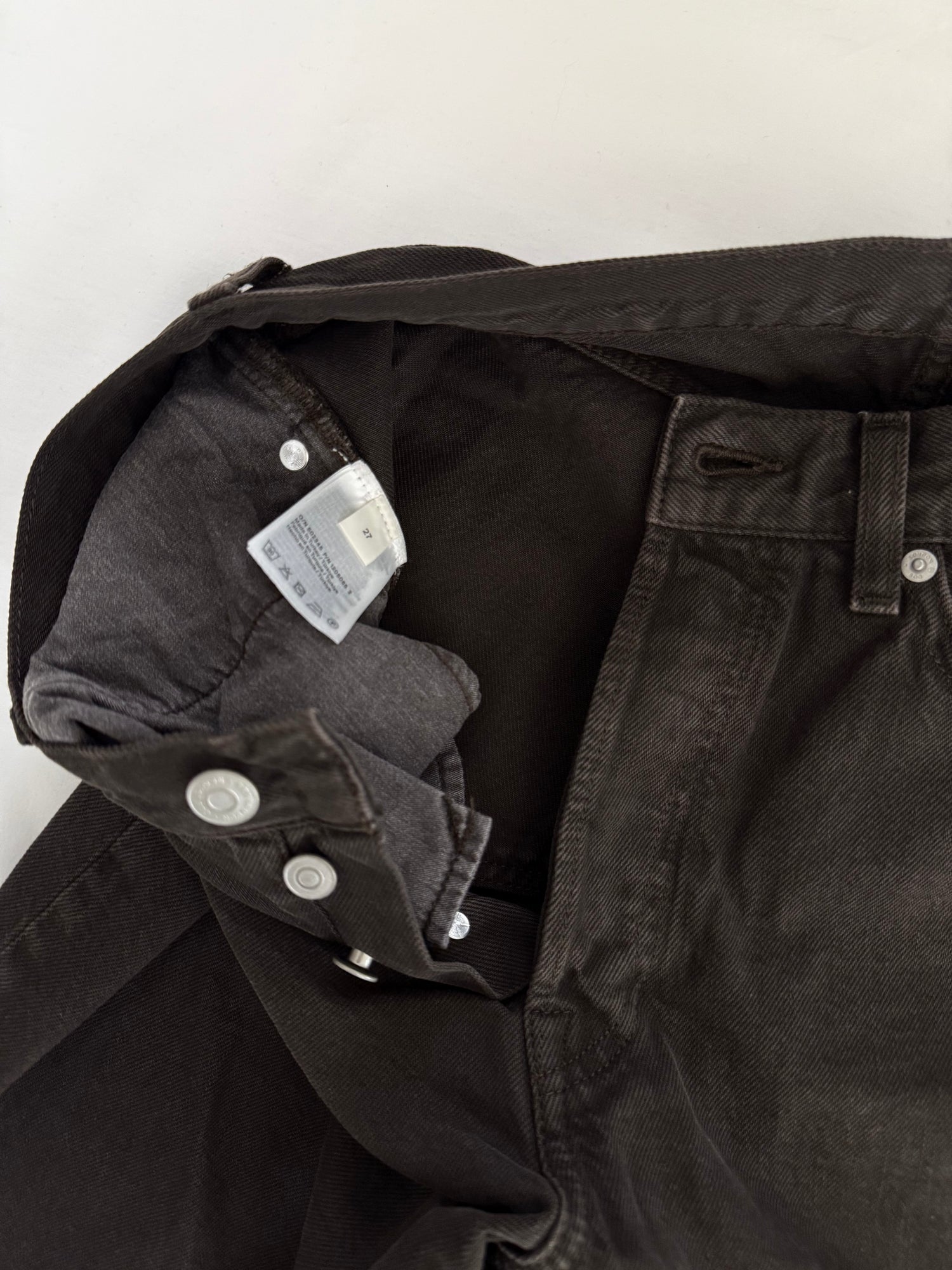 Jean droit Facade marron