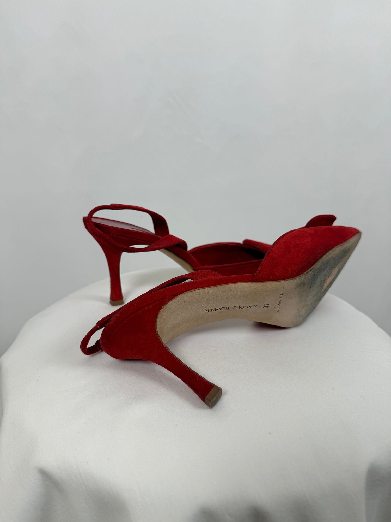Slingbacks Pumps Maysli en suède rouge