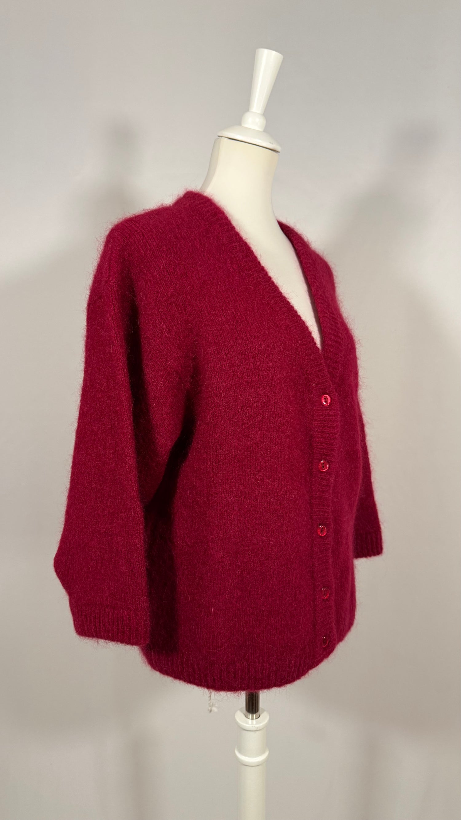 Gilet Pinobery rouge en mohair