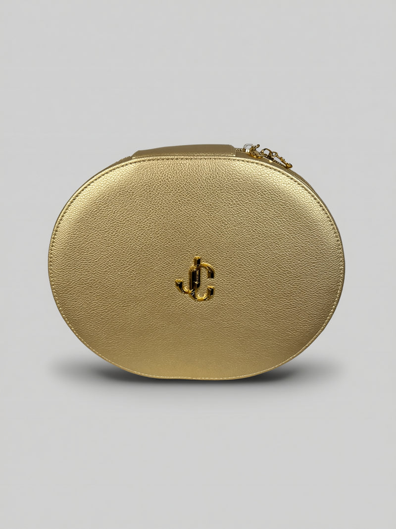 Coffret doré avec parfums et gloss