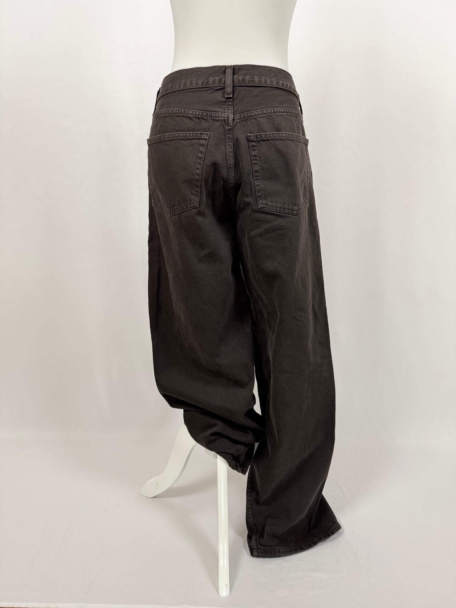 Jean droit Facade marron