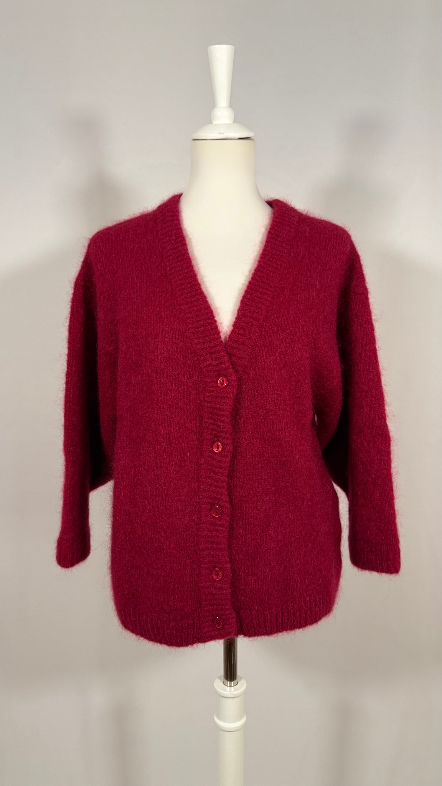 Gilet Pinobery rouge en mohair