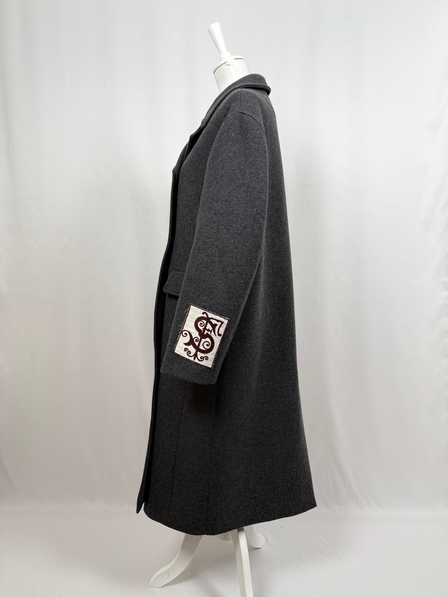 Manteau long Natalia gris