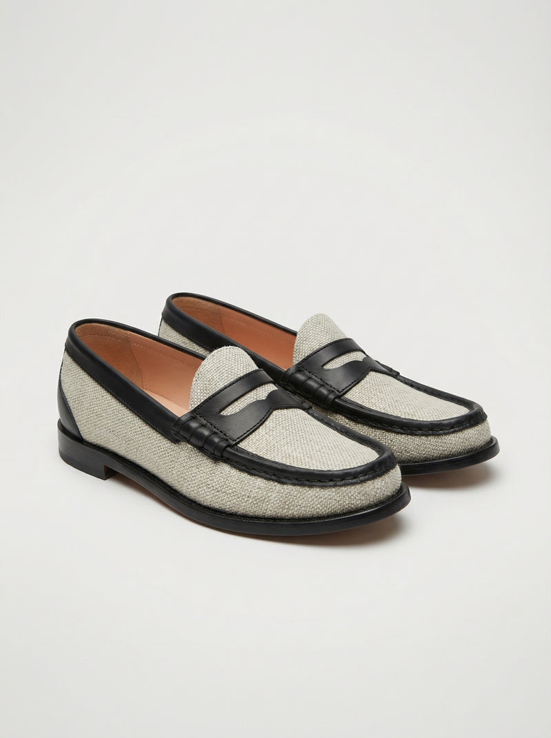 Mocassins Winona gris et noir