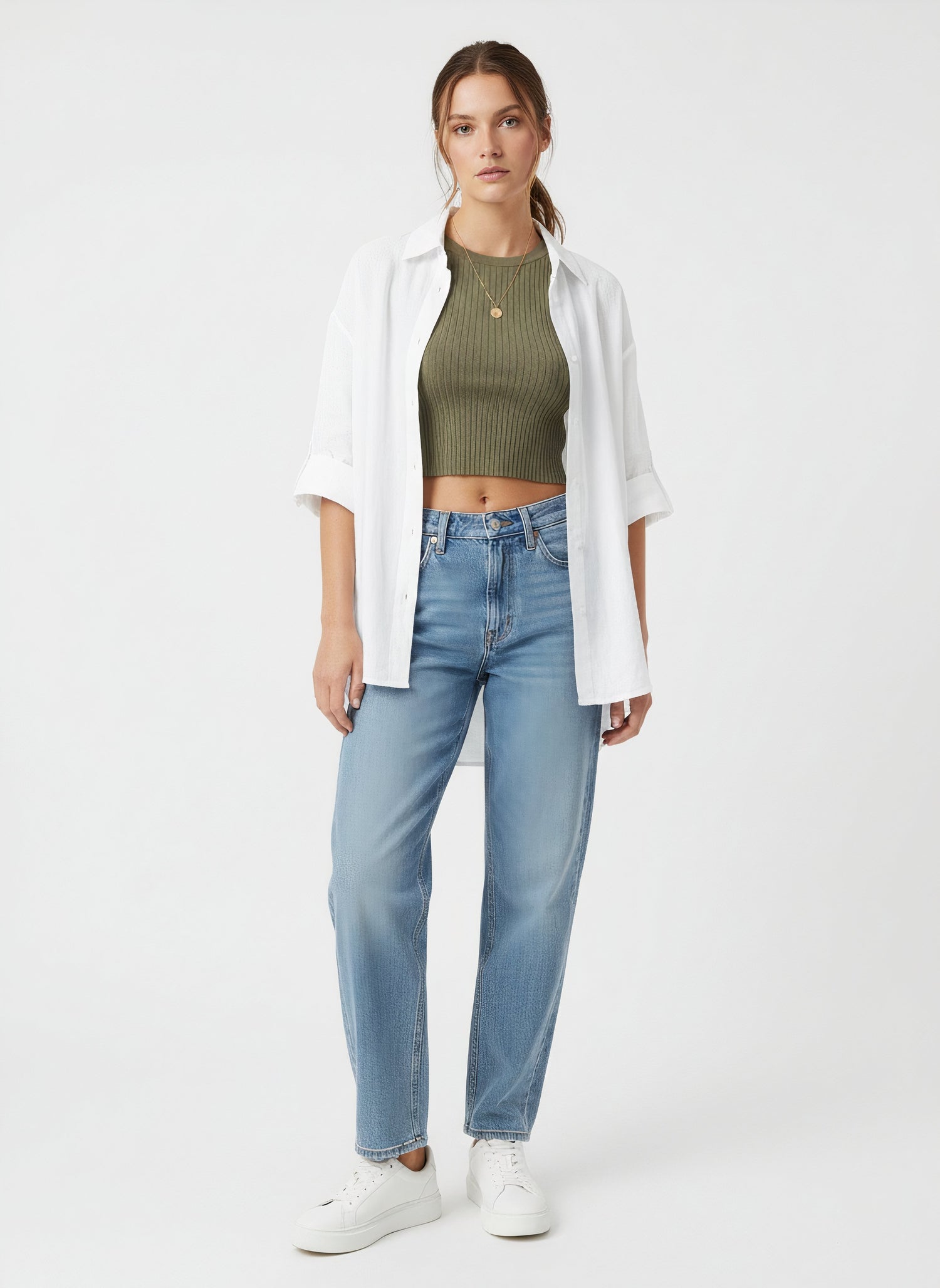 Jean Tall Curvy Perfect Vintage Wide-leg bleu clair