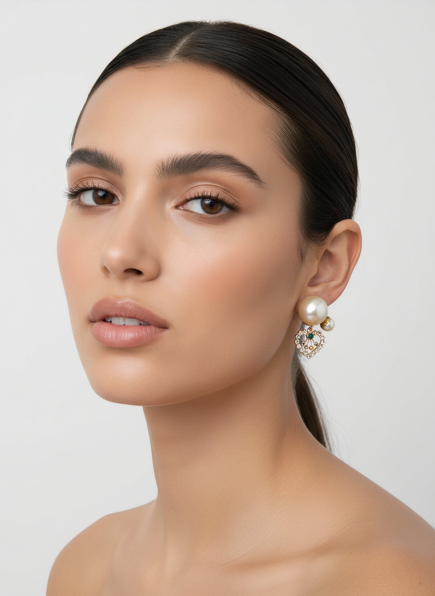 Boucles d’oreilles tribales modèle cœur