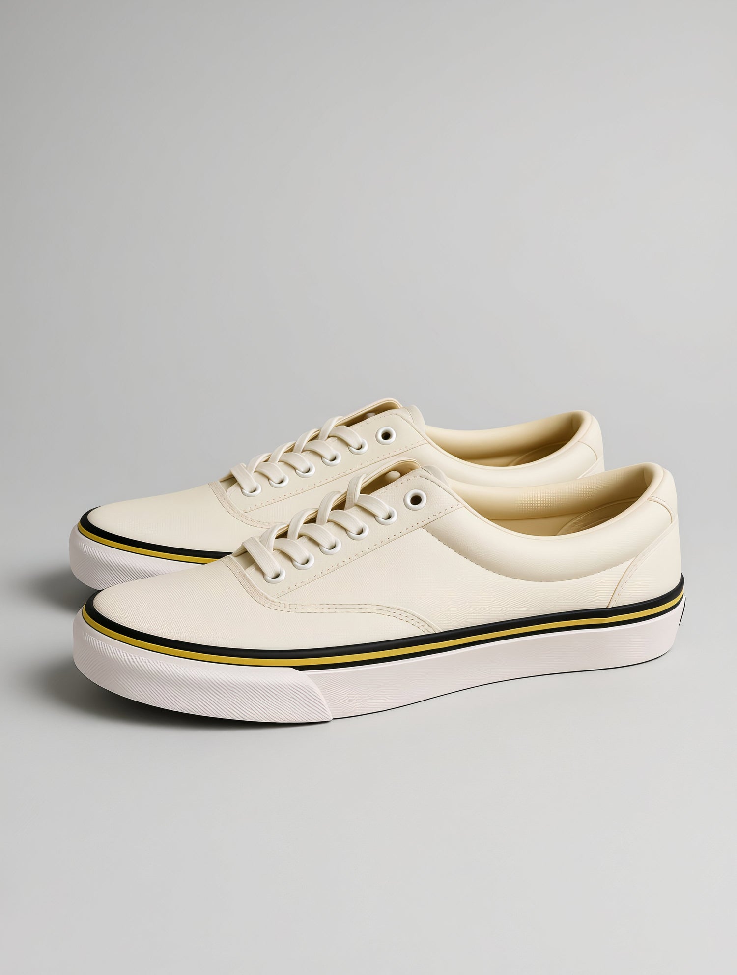 Baskets Keaton blanches en toile